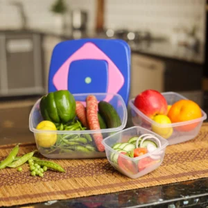 Nested Food Keeper - 3 Piece Set (Plastic)