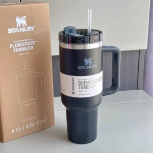 Vacuum Insulated Stainless Steel Travel Mug - STANLEY Quencher H2.0 FlowState 40oz Tumbler